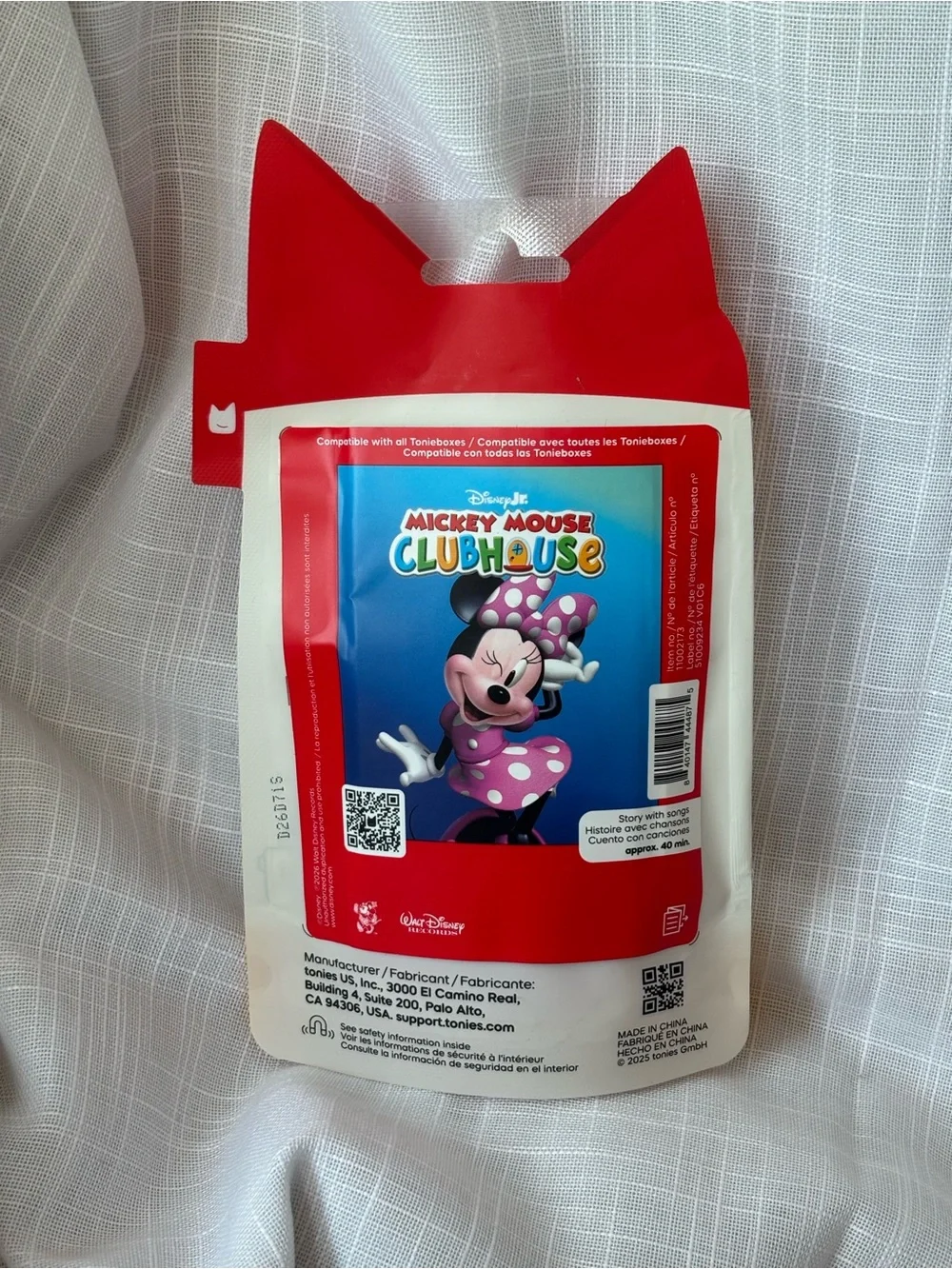 Tonies Disney Jr Mickey Mouse Clubhouse: Minnie Mouse Clubhouse Tonie - NEW